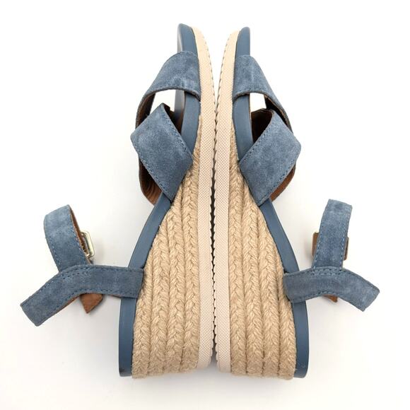 Geox D Ischia Corda C Women's Wedge Sandals Open Toe Avio Size US6.5 EU36.5 - Picture 5 of 11